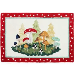 MacKenzie-Childs Mushroom 2' x 3' Rug< Rugs