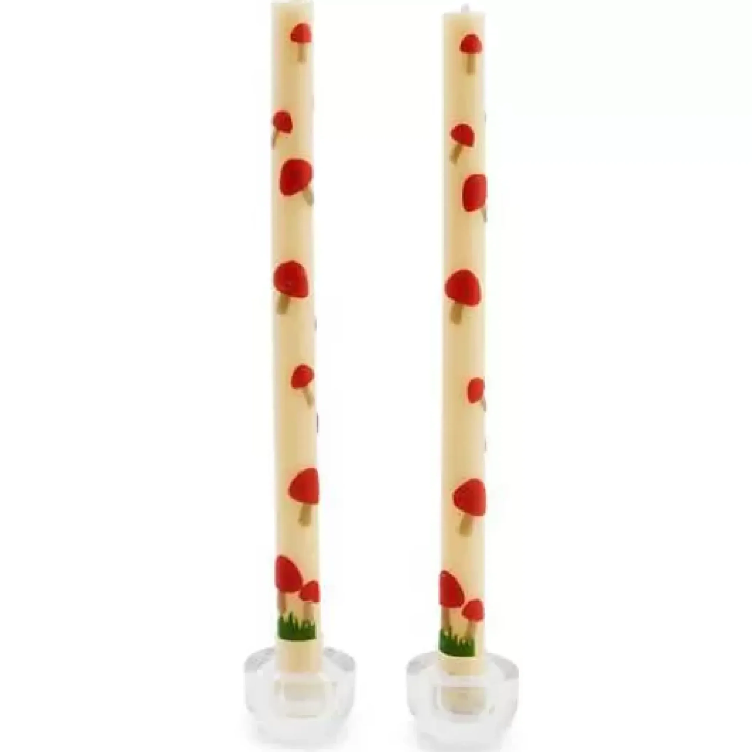 MacKenzie-Childs Mushroom Dinner Candles, Set of 2< Candles & Fragrances|Fall Entertaining