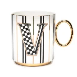 MacKenzie-Childs My Mug - V< Drinkware|Dinnerware & Flatware