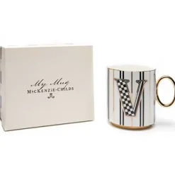MacKenzie-Childs My Mug - V< Drinkware|Dinnerware & Flatware