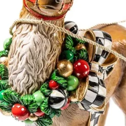 MacKenzie-Childs Night Before Christmas Santa  Sleigh< Holiday|Room Accents