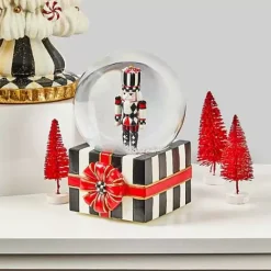 MacKenzie-Childs Nutcracker Gift Snow Globe< Holiday|Room Accents