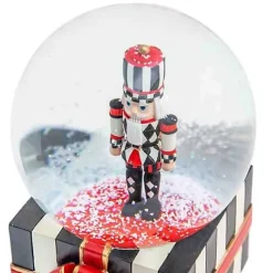 MacKenzie-Childs Nutcracker Gift Snow Globe< Holiday|Room Accents