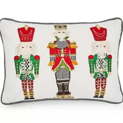 MacKenzie-Childs Nutcracker Lumbar Pillow< Pillows, Throws, & Cushions