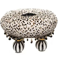 MacKenzie-Childs Ocelot Tuffet< Living Room