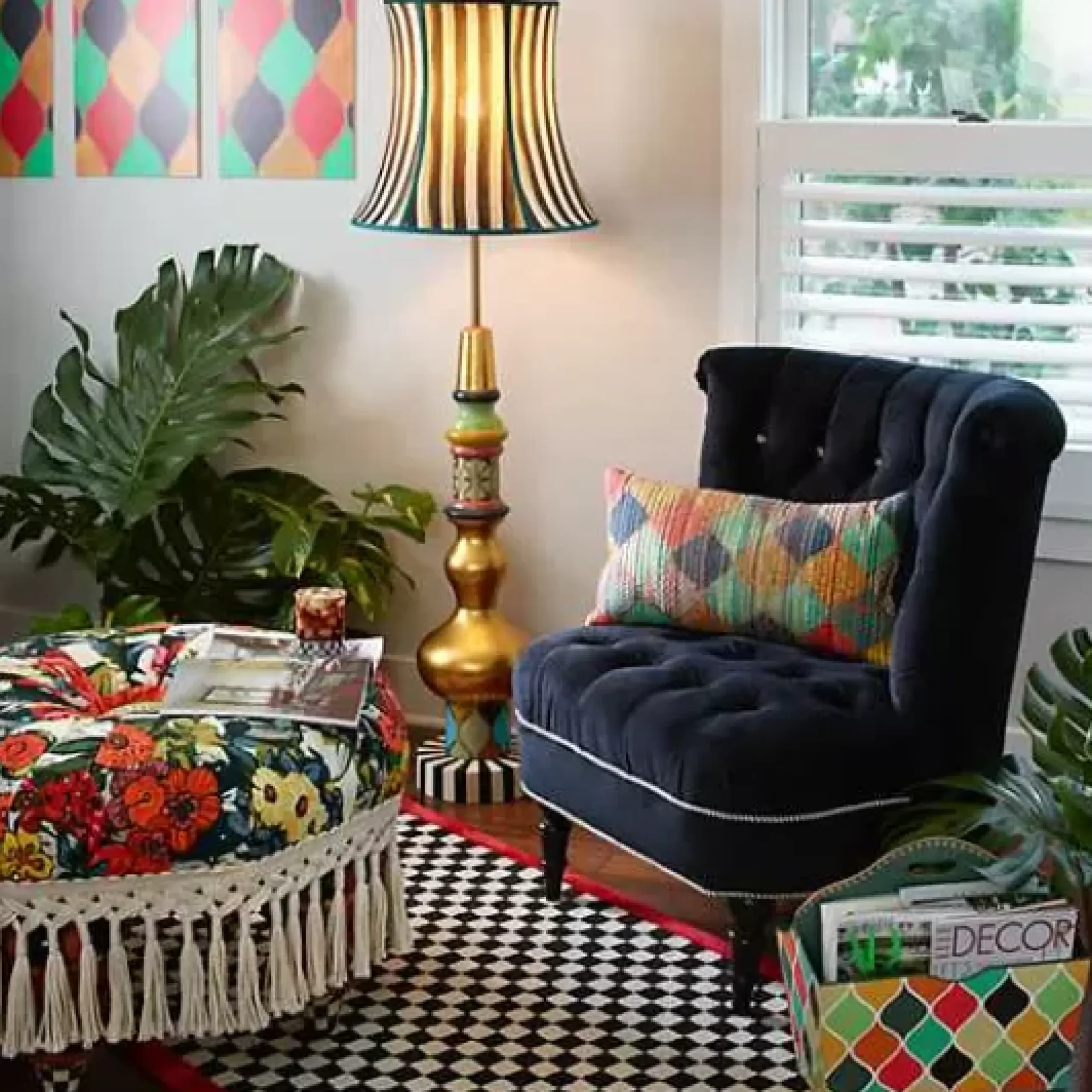 MacKenzie-Childs Ogee Floor Lamp< Lighting