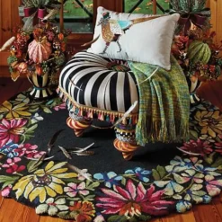 MacKenzie-Childs On Wall Street Setting Seat< Living Room