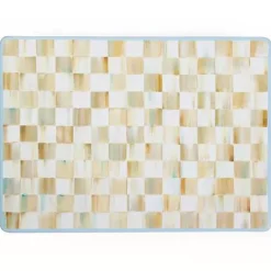 MacKenzie-Childs Parchment Check Cork Back Placemats, Set of 4< Table Accessories|Kitchen & Table Linens