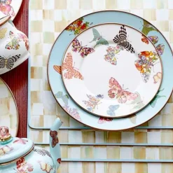 MacKenzie-Childs Parchment Check Cork Back Placemats, Set of 4< Table Accessories|Kitchen & Table Linens
