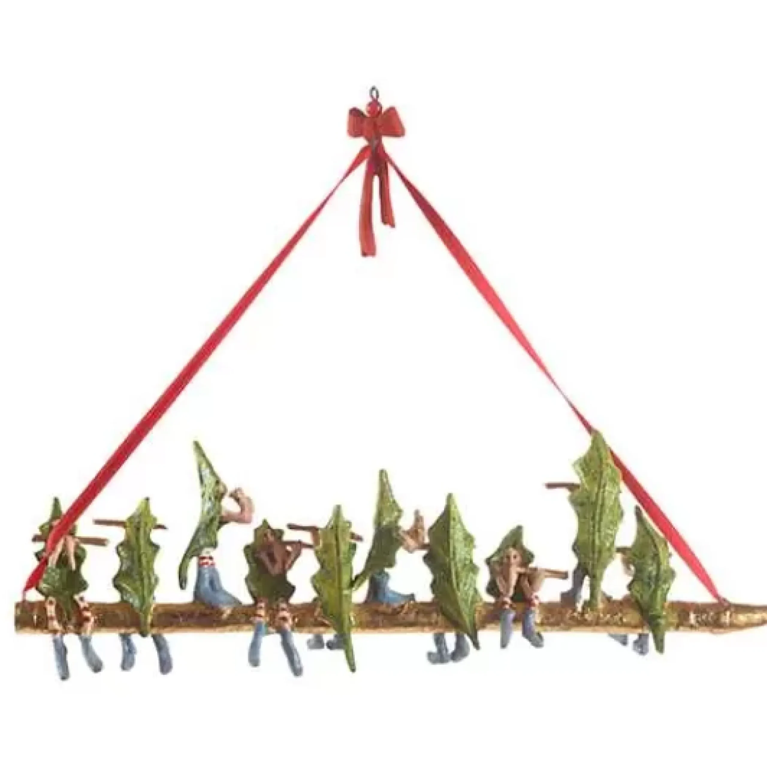 MacKenzie-Childs Patience Brewster 12 Days 10 Pipers Piping Ornament< Holiday