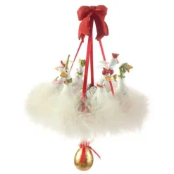 MacKenzie-Childs Patience Brewster 12 Days 6 Geese a-Laying Ornament< Holiday