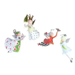 MacKenzie-Childs Patience Brewster Angel Ornament Set-A< Holiday