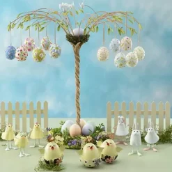 MacKenzie-Childs Patience Brewster Bright Floral Eggs, Set of 6< Easter|Spring