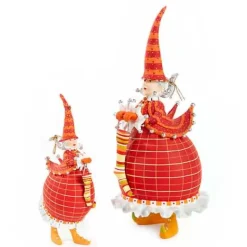 MacKenzie-Childs Patience Brewster Dash Away Red Mrs. Santa Figure< Holiday|Room Accents