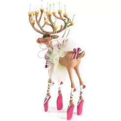 MacKenzie-Childs Patience Brewster Dash Away Dancer Reindeer Figure< Holiday|Room Accents