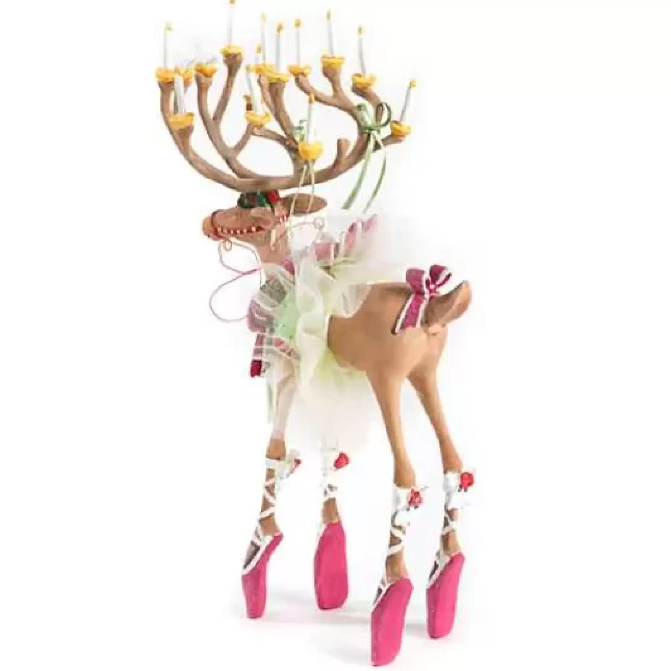 MacKenzie-Childs Patience Brewster Dash Away Dancer Reindeer Figure< Holiday|Room Accents