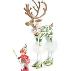 MacKenzie-Childs Patience Brewster Dash Away Vixen Reindeer Figure< Holiday|Room Accents