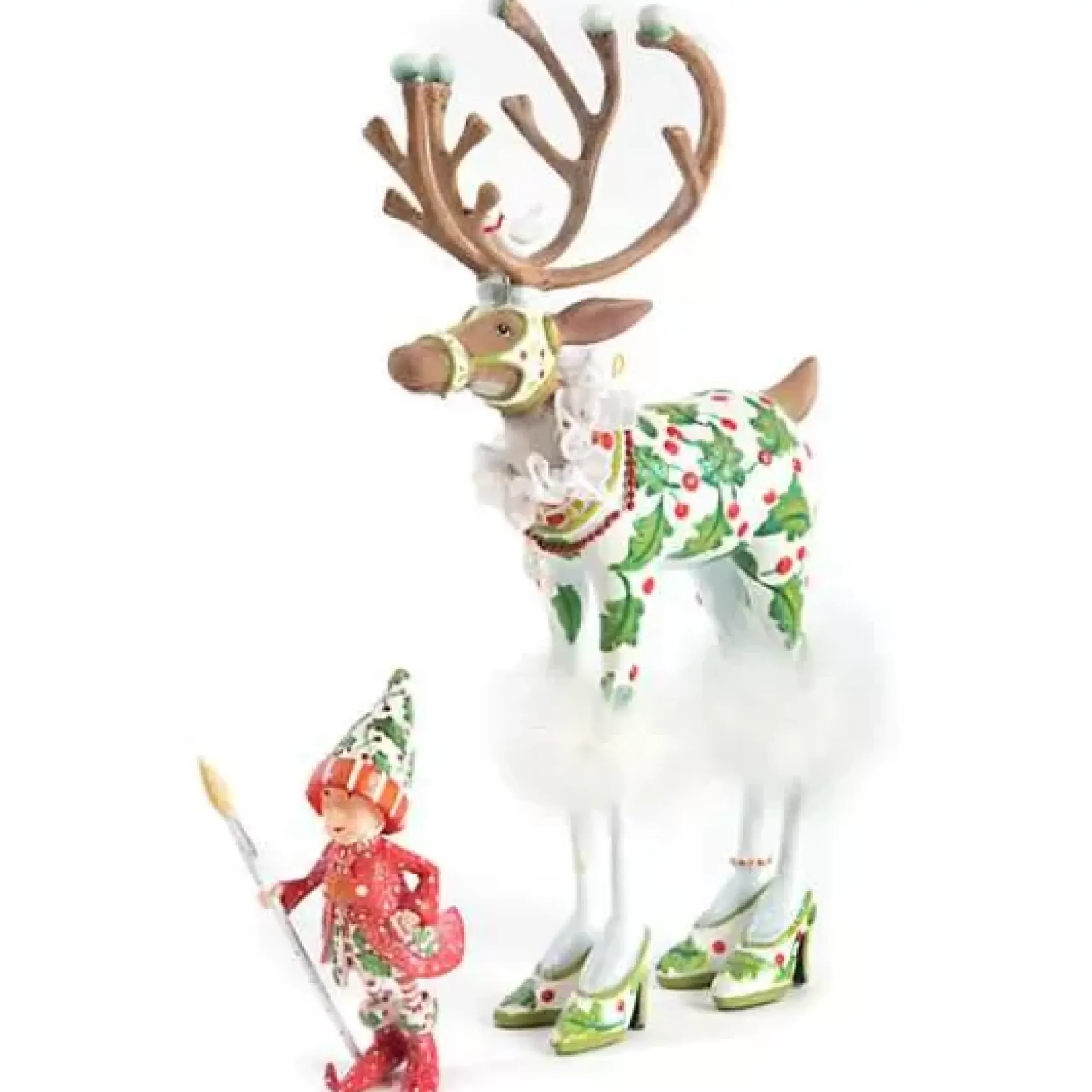 MacKenzie-Childs Patience Brewster Dash Away Vixen Reindeer Figure< Holiday|Room Accents