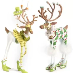 MacKenzie-Childs Patience Brewster Dash Away Vixen Reindeer Figure< Holiday|Room Accents