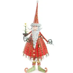 MacKenzie-Childs Patience Brewster Dash Away Dashing Santa Figure< Holiday|Room Accents