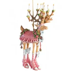 MacKenzie-Childs Patience Brewster Dash Away Donna Reindeer Ornament< Holiday