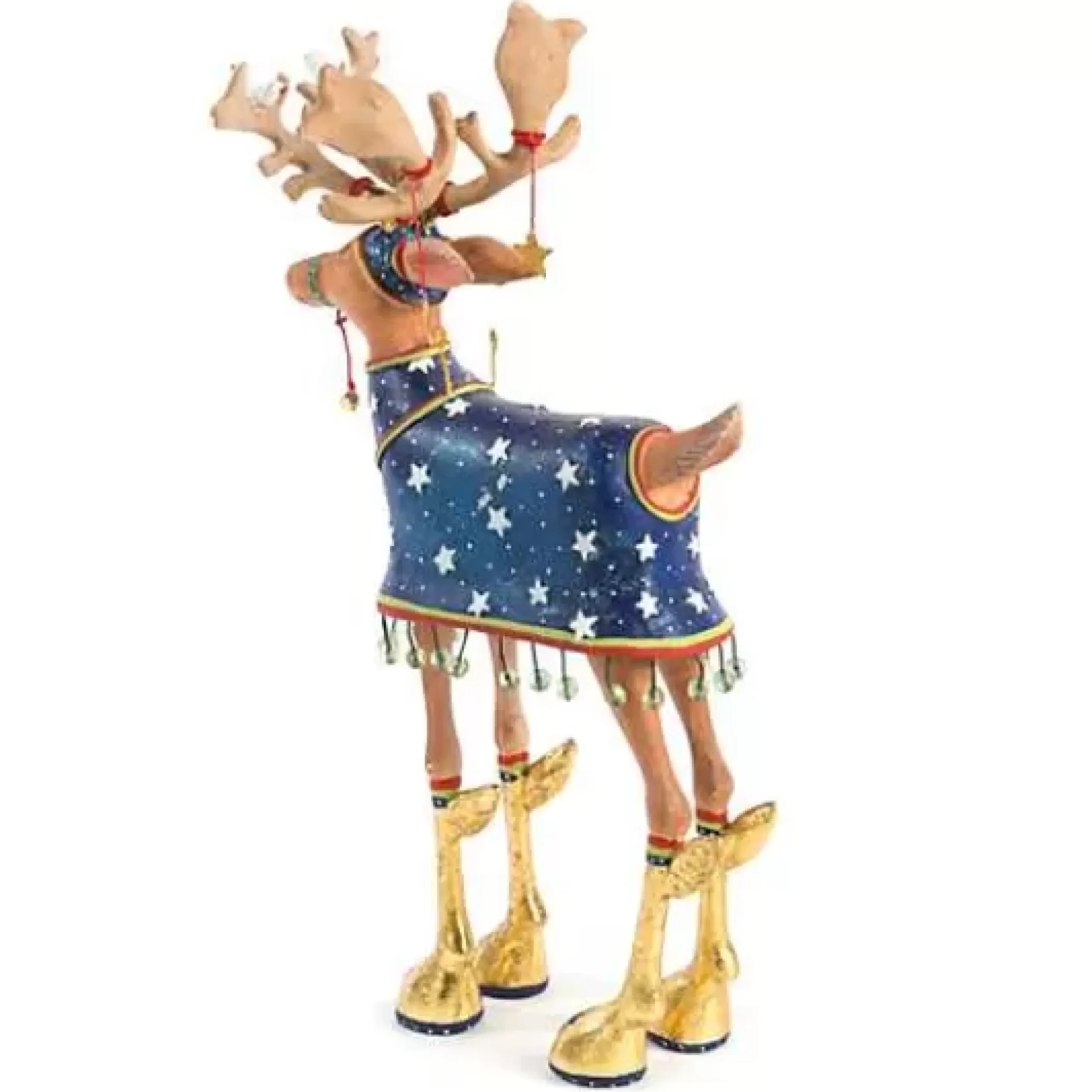 MacKenzie-Childs Patience Brewster Dash Away Comet Reindeer Figure< Holiday|Room Accents