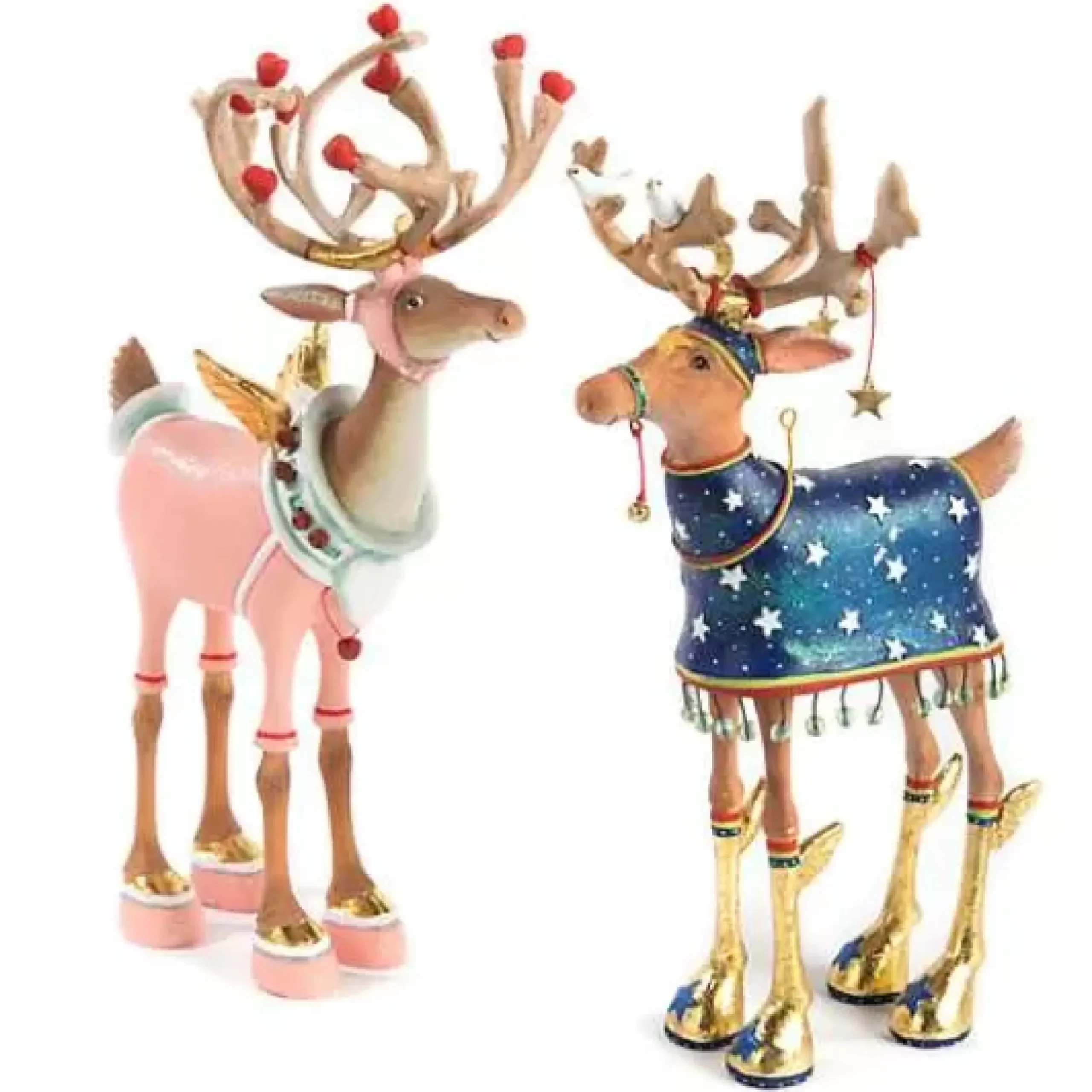 MacKenzie-Childs Patience Brewster Dash Away Comet Reindeer Figure< Holiday|Room Accents