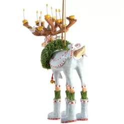 MacKenzie-Childs Patience Brewster Dash Away Dasher Reindeer Ornament< Holiday
