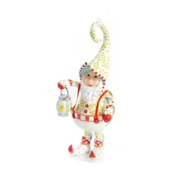 MacKenzie-Childs Patience Brewster Dash Away Santa's Lantern Elf Ornament< Holiday