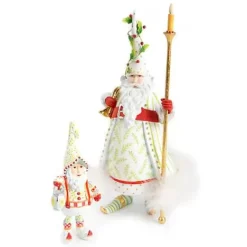 MacKenzie-Childs Patience Brewster Dash Away Santa's Lantern Elf Ornament< Holiday