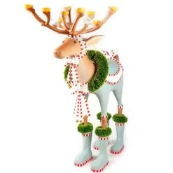 MacKenzie-Childs Patience Brewster Dash Away Dasher Deer Display Figure< Holiday|Room Accents
