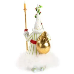 MacKenzie-Childs Patience Brewster Dash Away Candlelight Santa Figure< Holiday|Room Accents