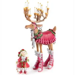 MacKenzie-Childs Patience Brewster Dash Away Donna Reindeer Figure< Holiday|Room Accents