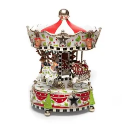 MacKenzie-Childs Patience Brewster Dash Away Carousel< Holiday|Room Accents