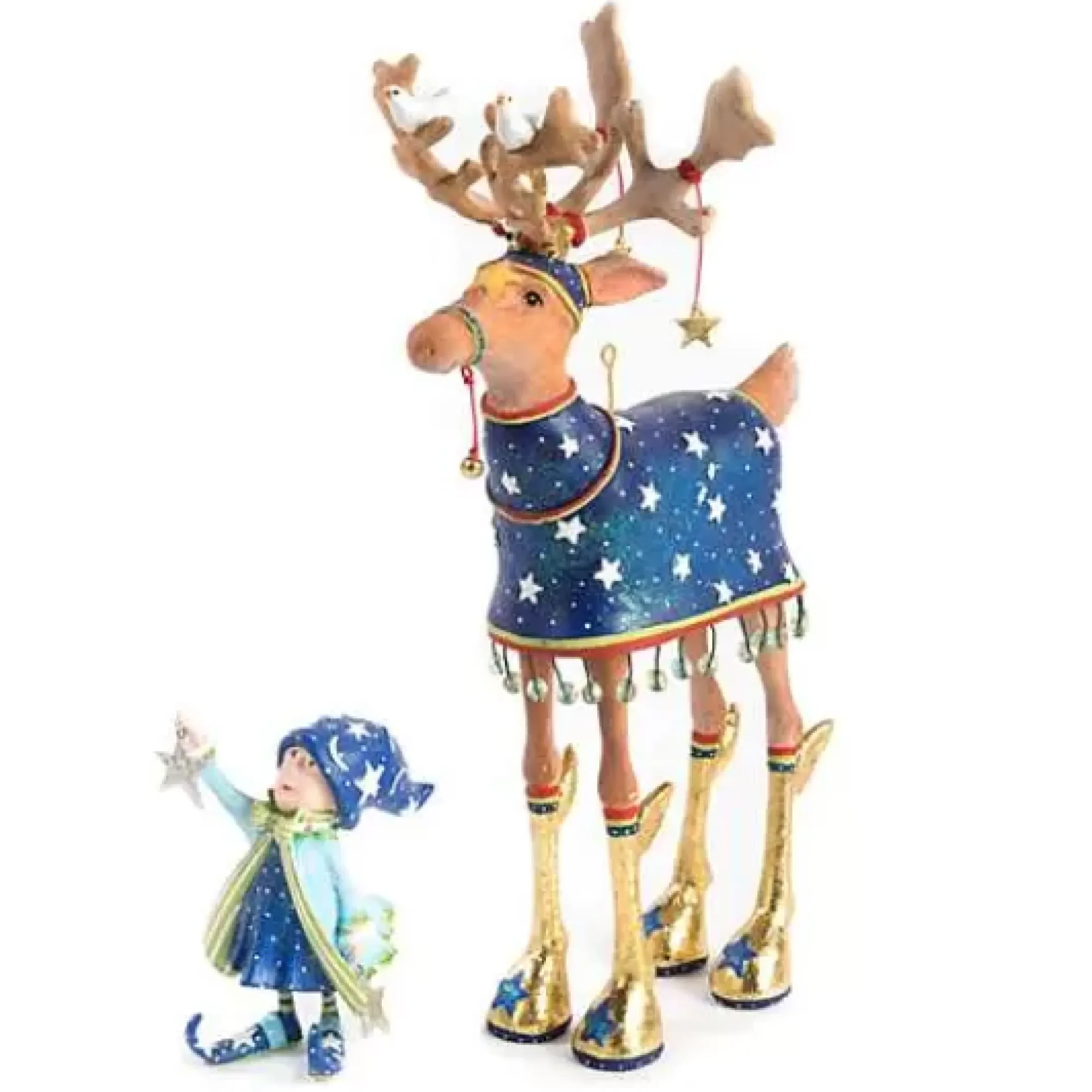 MacKenzie-Childs Patience Brewster Dash Away Comet's Elf Ornament< Holiday