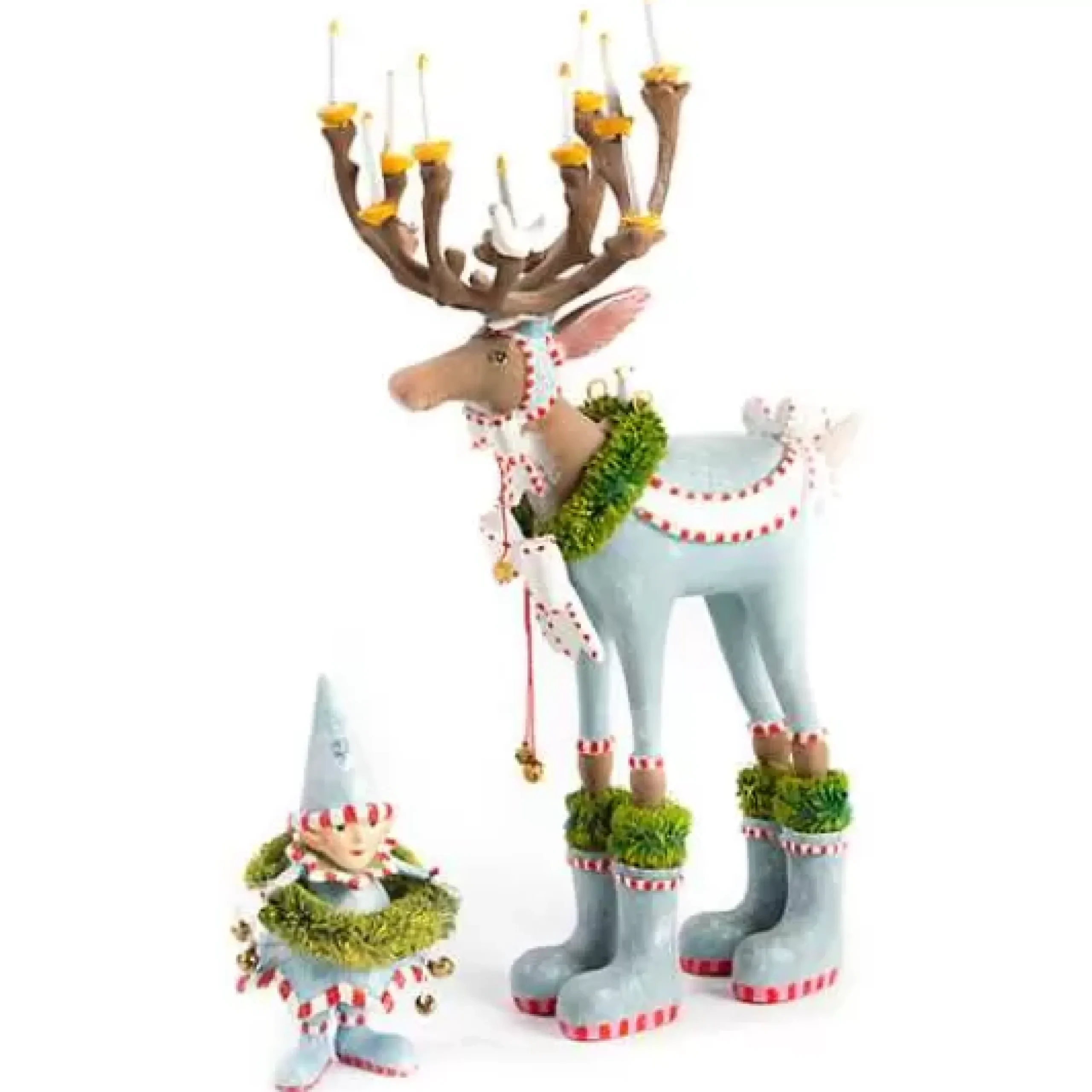 MacKenzie-Childs Patience Brewster Dash Away Dasher's Elf Ornament< Holiday