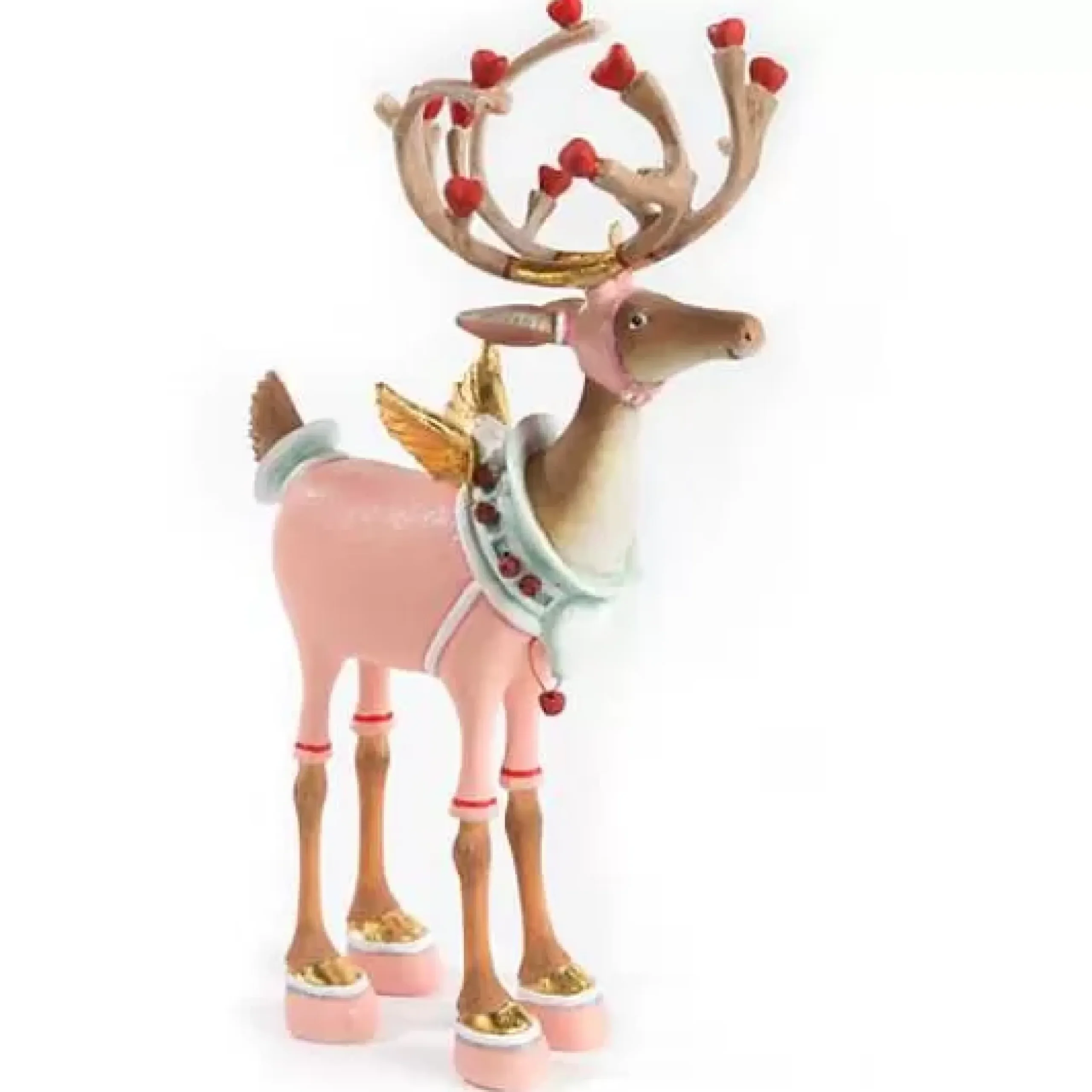 MacKenzie-Childs Patience Brewster Dash Away Cupid Reindeer Figure< Holiday|Room Accents