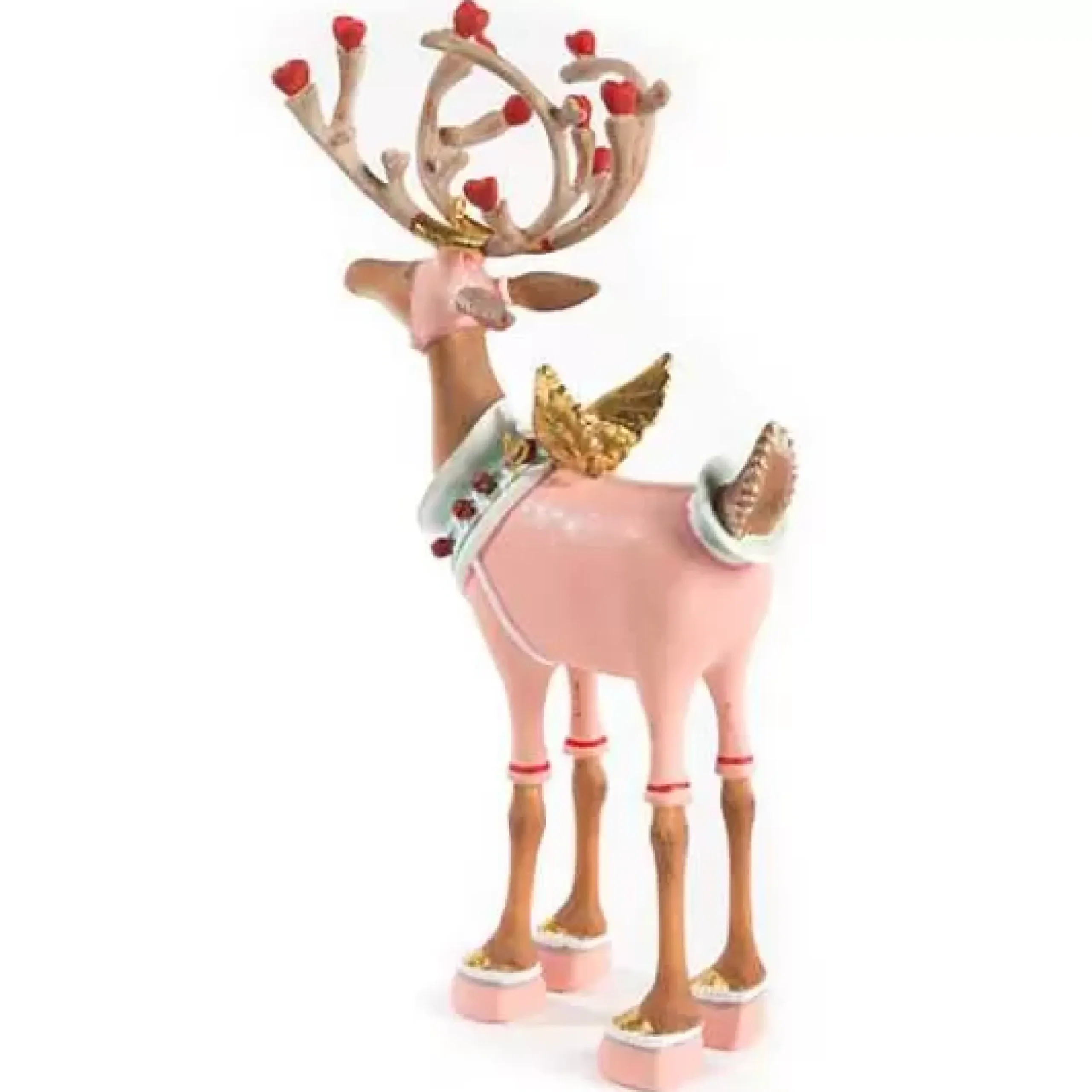 MacKenzie-Childs Patience Brewster Dash Away Cupid Reindeer Figure< Holiday|Room Accents