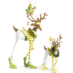 MacKenzie-Childs Patience Brewster Dash Away Prancer Reindeer Figure< Holiday|Room Accents