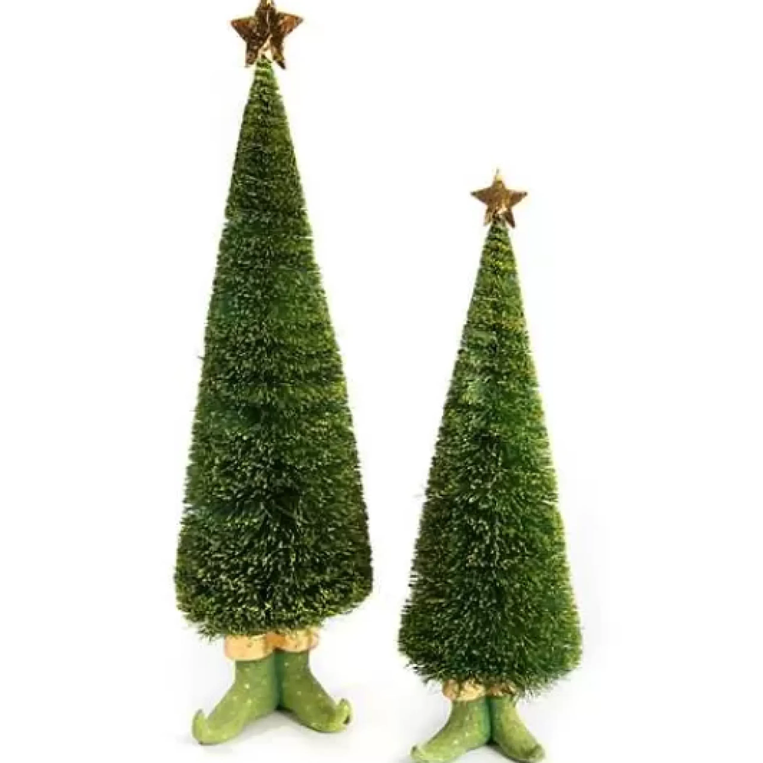 MacKenzie-Childs Patience Brewster Dash Away Sisal Elf Tree Figures< Holiday|Room Accents