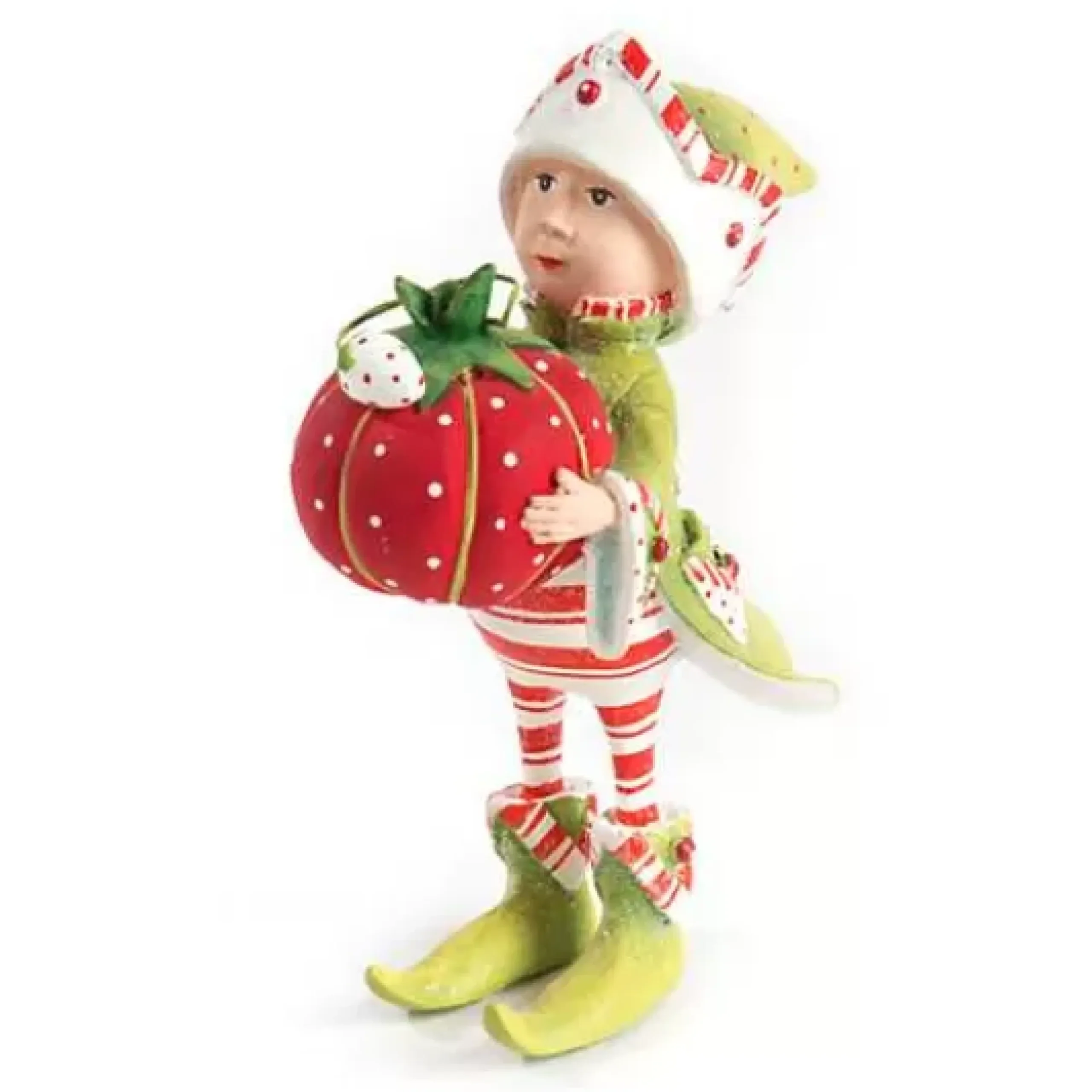 MacKenzie-Childs Patience Brewster Dash Away Prancer's Elf Ornament< Holiday