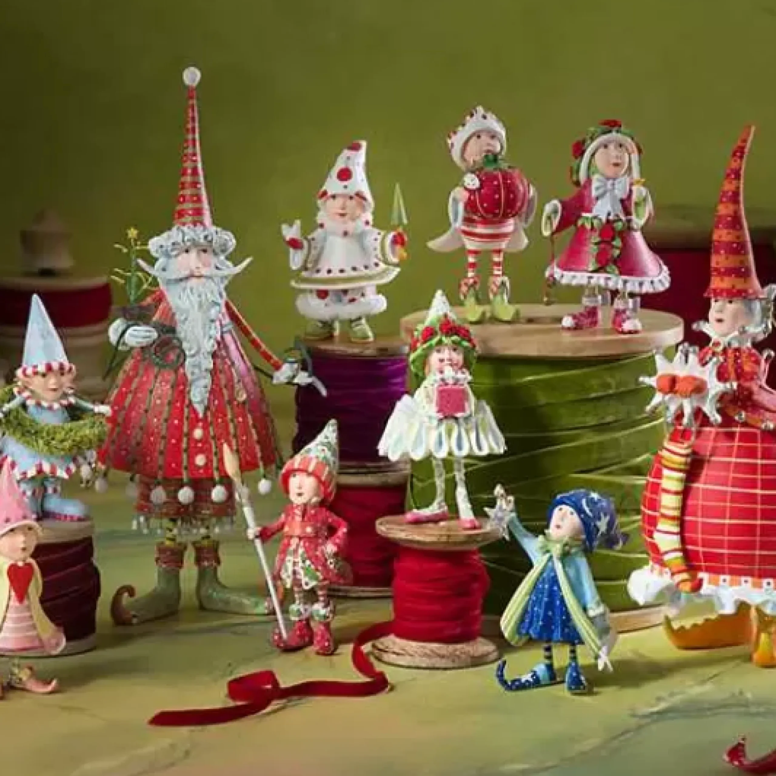 MacKenzie-Childs Patience Brewster Dash Away Prancer's Elf Ornament< Holiday