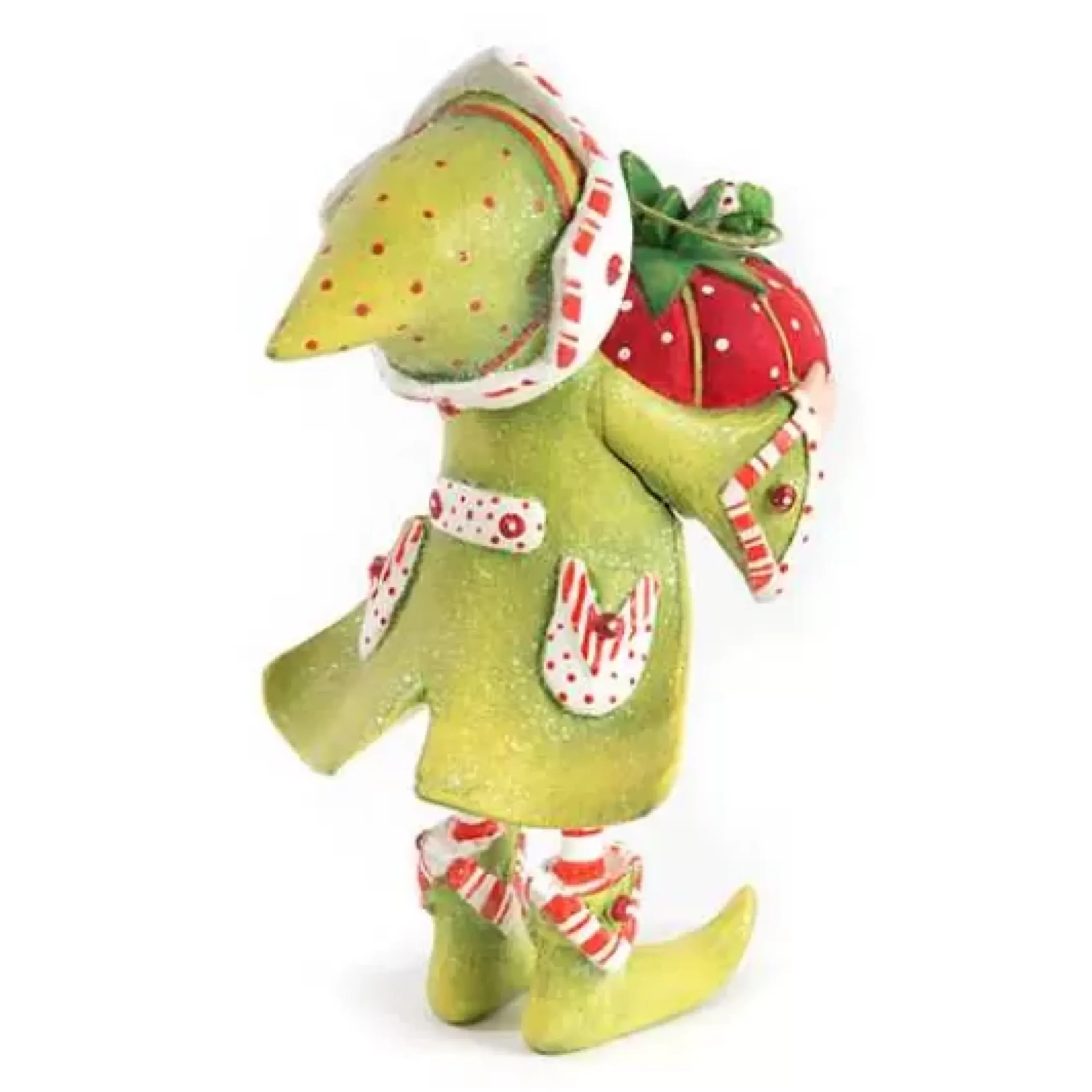 MacKenzie-Childs Patience Brewster Dash Away Prancer's Elf Ornament< Holiday