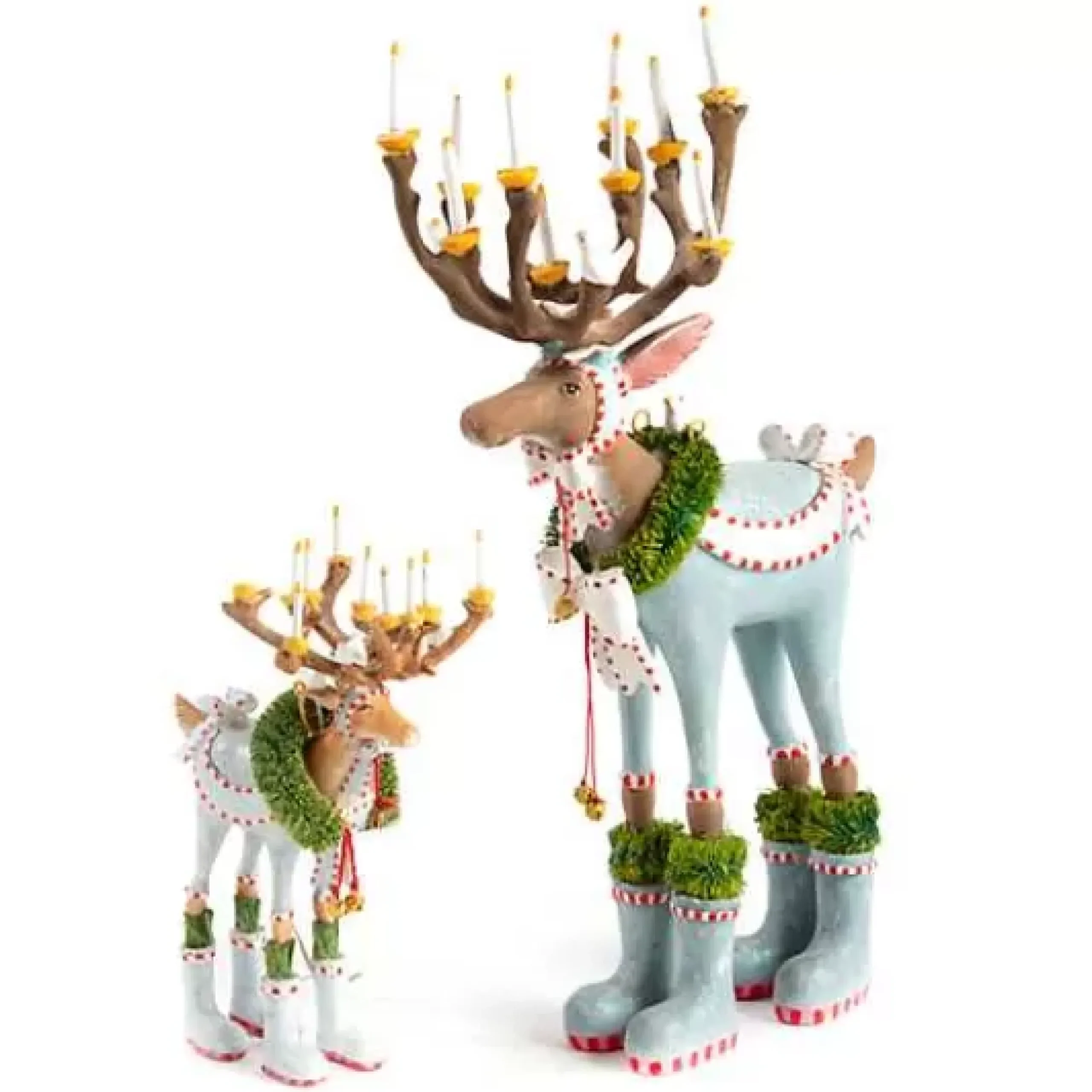 MacKenzie-Childs Patience Brewster Dash Away Dasher Reindeer Figure< Holiday|Room Accents