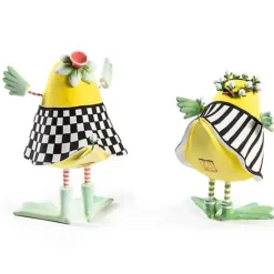 MacKenzie-Childs Patience Brewster Dressed Up Chicks, Set of 2< Easter|Spring