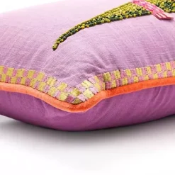 MacKenzie-Childs Patience Brewster Gloria Alligator Lumbar Pillow< Pillows, Throws, & Cushions