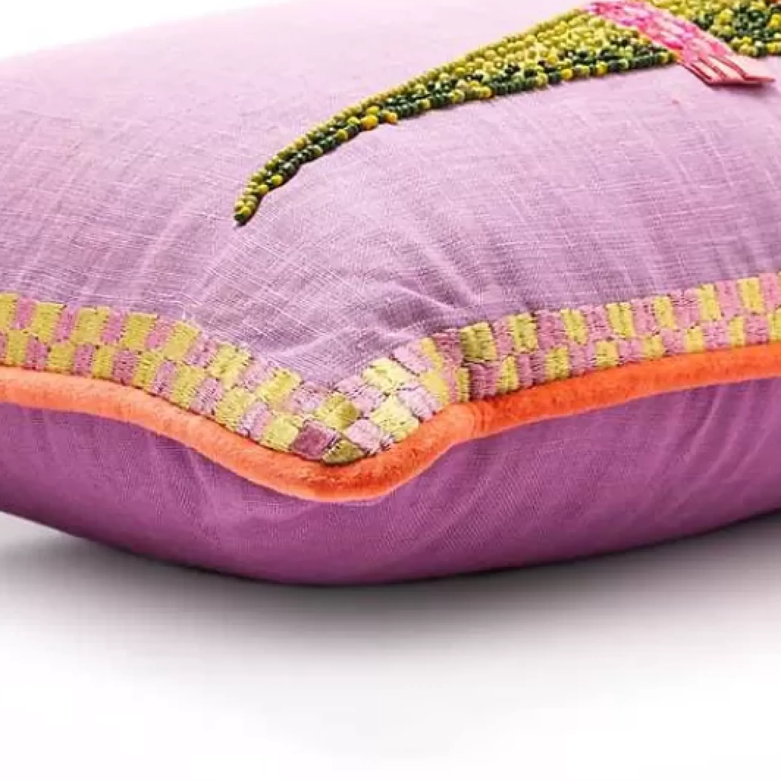MacKenzie-Childs Patience Brewster Gloria Alligator Lumbar Pillow< Pillows, Throws, & Cushions