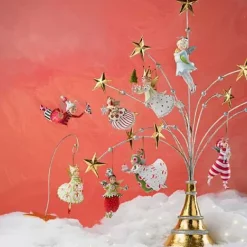 MacKenzie-Childs Patience Brewster Golden Star Ornament Stand< Holiday|Room Accents