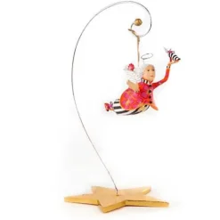 MacKenzie-Childs Patience Brewster Golden Star Ornament Stand< Holiday|Room Accents