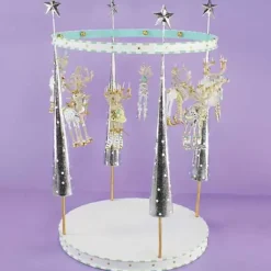 MacKenzie-Childs Patience Brewster Moonbeam Mini Ornament Display< Holiday